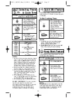 Preview for 17 page of Panasonic NN-GD568S Operating Instructions Manual