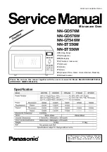 Panasonic NN-GD576M Service Manual preview