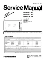 Panasonic NN-GD577M Service Manual preview