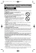 Preview for 5 page of Panasonic NN-GD578S Operating Instructions Manual