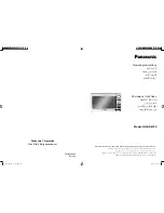 Preview for 1 page of Panasonic NN-GD579S Operating Instructions Manual