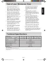 Preview for 16 page of Panasonic NN-GD579S Operating Instructions Manual