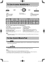 Preview for 18 page of Panasonic NN-GD682S Operation And Cooking Manual