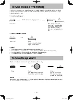 Preview for 19 page of Panasonic NN-GD682S Operation And Cooking Manual