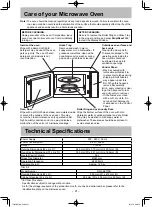 Preview for 23 page of Panasonic NN-GD682S Operation And Cooking Manual