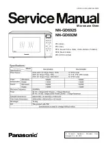 Panasonic NN-GD692M Service Manual preview