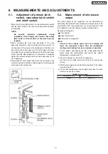 Preview for 21 page of Panasonic NN-GD692M Service Manual