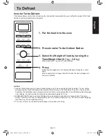 Preview for 14 page of Panasonic NN-GD692S Operating Instructions Manual