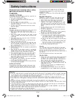 Preview for 2 page of Panasonic NN-GF569M Operating Instructions Manual