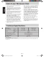 Preview for 15 page of Panasonic NN-GF569M Operating Instructions Manual