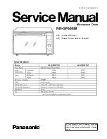 Panasonic NN-GF668M EPG Service Manual preview