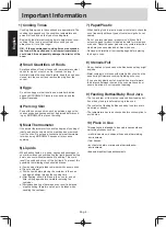 Preview for 7 page of Panasonic NN-GM342W Operating Instruction And Cook Book