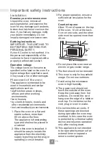 Preview for 6 page of Panasonic NN-GM34NB Operating Instructions Manual