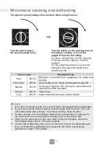 Preview for 16 page of Panasonic NN-GM34NB Operating Instructions Manual