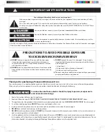 Предварительный просмотр 3 страницы Panasonic NN-GN68KS Owner'S Manual