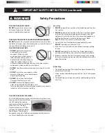 Предварительный просмотр 5 страницы Panasonic NN-GN68KS Owner'S Manual