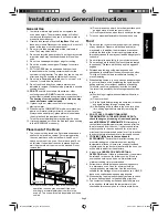 Preview for 6 page of Panasonic NN-GS597M Operating Instructions Manual