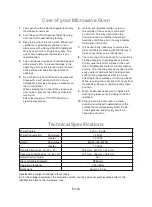 Preview for 26 page of Panasonic NN-GT264M Operating Instructions Manual