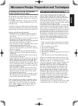 Preview for 30 page of Panasonic NN-GT351W Operating Instructions Manual