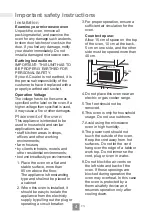 Preview for 6 page of Panasonic NN-GT35HM Operating Instructions Manual