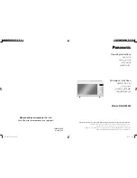 Preview for 1 page of Panasonic NN-GT546W Operating Instructions Manual