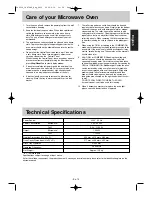 Предварительный просмотр 14 страницы Panasonic NN-GT546W Operating Instructions Manual