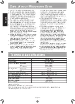 Preview for 27 page of Panasonic NN-GT67JS Operating Instructions Manual