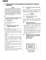 Предварительный просмотр 8 страницы Panasonic NN-H674WF Service Manual