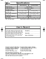 Preview for 30 page of Panasonic NN-H965BF - Luxury Full-Size - Microwave... Operating Instructions Manual