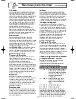 Preview for 55 page of Panasonic NN-H965BF - Luxury Full-Size - Microwave... Operating Instructions Manual