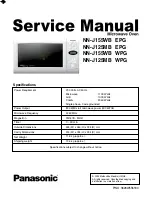 Panasonic NN-J125MB EPG Service Manual preview