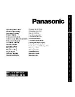 Panasonic NN-J155 Operating Instructions Manual preview