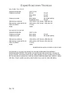 Preview for 138 page of Panasonic NN-J159W Operating Instructions Manual