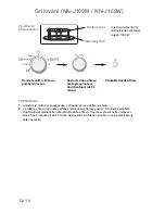 Preview for 12 page of Panasonic NN-J169M Operating Instructions Manual