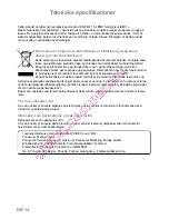 Preview for 142 page of Panasonic NN-K101WM Operating Instructions Manual