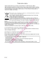 Preview for 156 page of Panasonic NN-K101WM Operating Instructions Manual