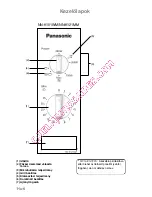 Preview for 218 page of Panasonic NN-K101WM Operating Instructions Manual