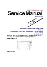 Panasonic NN-K103WF Service Manual preview