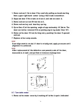 Preview for 36 page of Panasonic NN-K103WF Service Manual