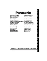 Panasonic NN-K105 Operating Instructions Manual preview