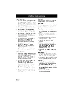 Preview for 4 page of Panasonic NN-K105 Operating Instructions Manual