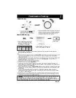 Preview for 13 page of Panasonic NN-K105 Operating Instructions Manual