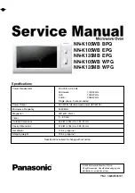 Panasonic NN-K105WB BPQ Service Manual preview