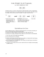 Preview for 26 page of Panasonic NN-K109W Operating Instructions And Cookery Book