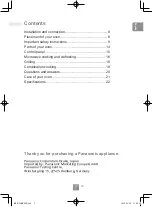 Preview for 9 page of Panasonic NN-K10JWM Operating Instructions Manual