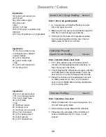 Preview for 40 page of Panasonic NN-K181MMBPQ Operating Instructions And Cookery Book