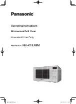 Preview for 1 page of Panasonic NN-K18JMM Operating Instructions Manual