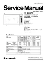 Preview for 1 page of Panasonic NN-K543WF Service Manual