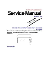 Panasonic NN-K575MF Service Manual preview