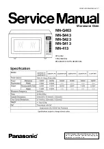 Preview for 26 page of Panasonic NN-K575MF Service Manual